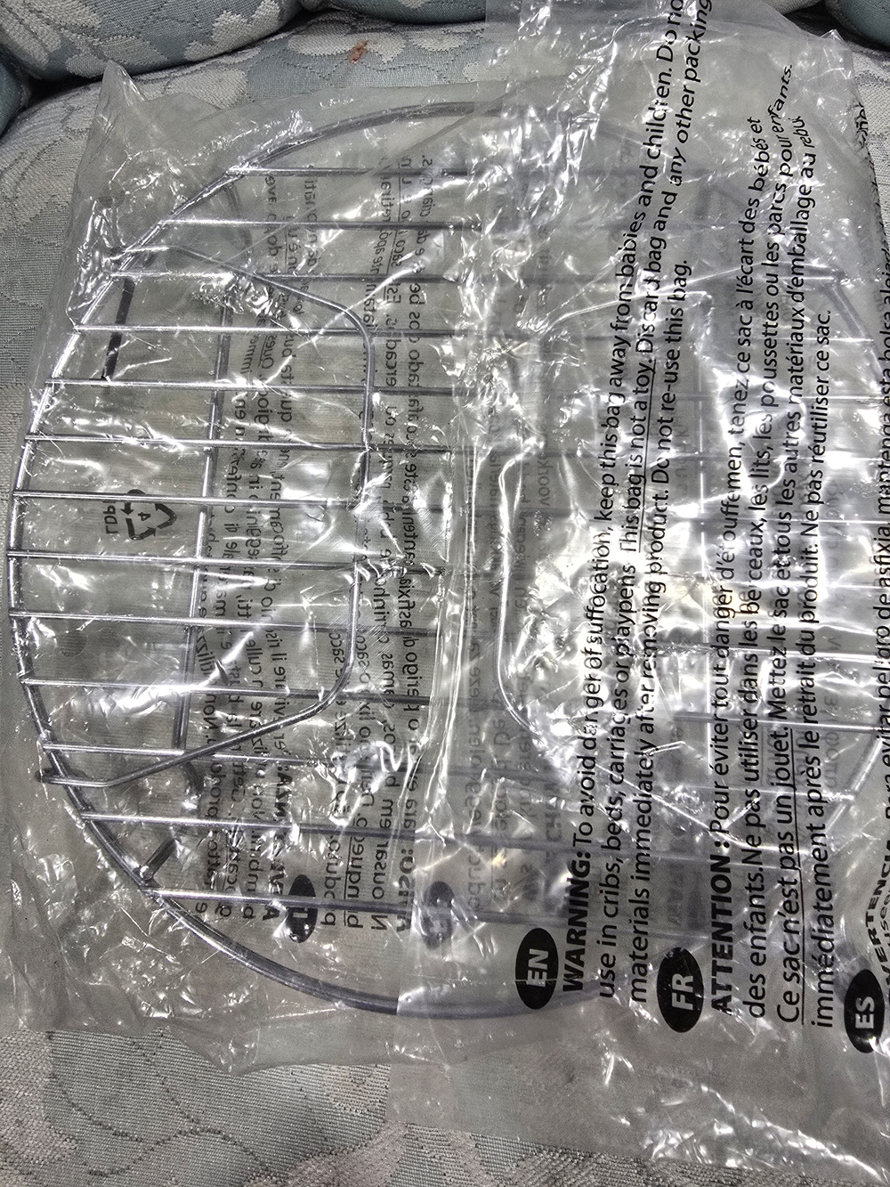 Instant Pot Steamer Chrome Wire Cooling/Grill Rack Trivet NWT